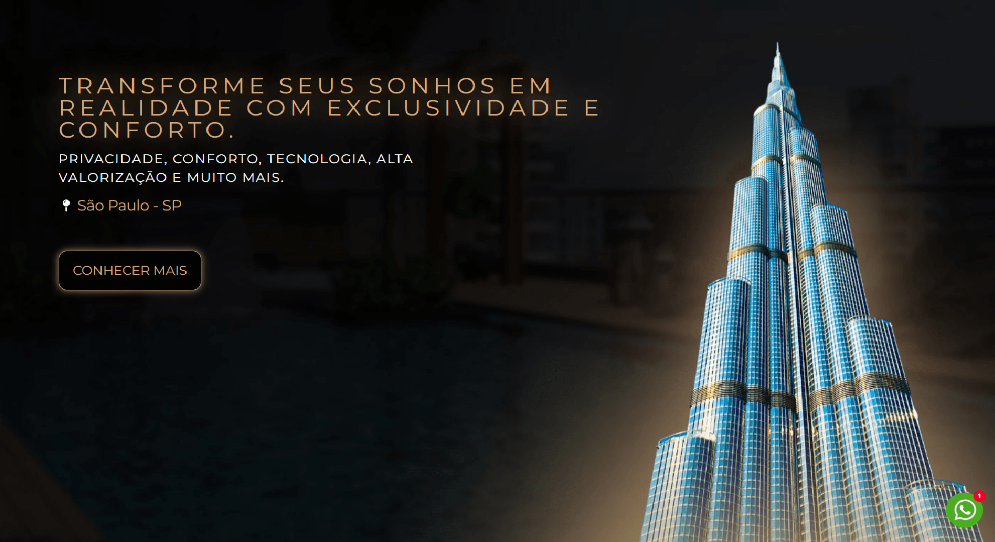 Landing Page - Imobiliario